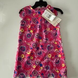 Pink Floral Kids Dress